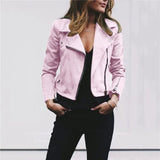 Hailey – Damen Bikerjacke aus Kunstleder