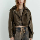 Jenne – Kunstleder Bikerjacke Damen