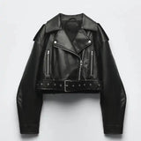 Jenne – Kunstleder Bikerjacke Damen