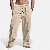 Luca | Herren Casual Hose im Leinen-Look