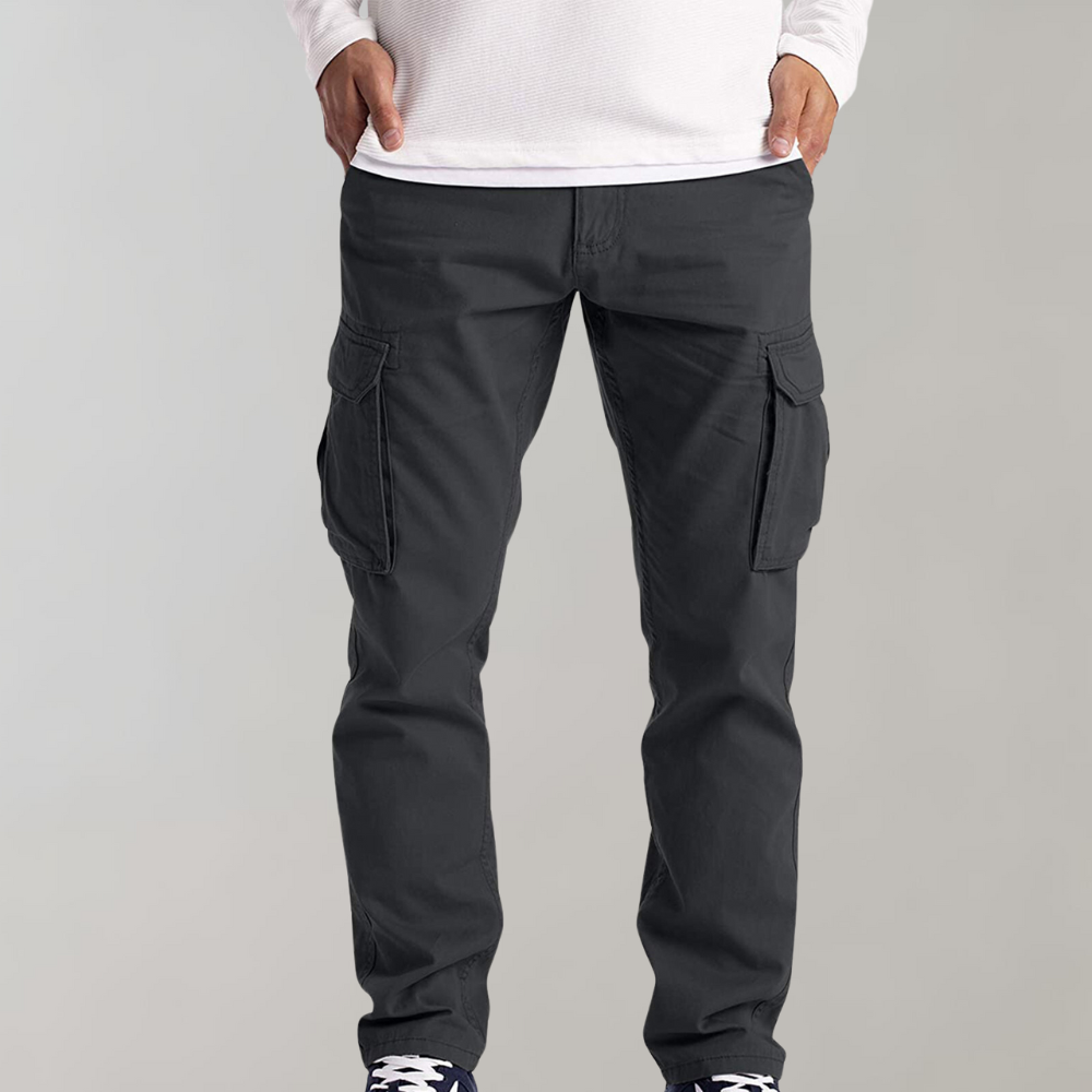 Leon | Bequeme Herren Cargo-Hose mit praktischen Taschen