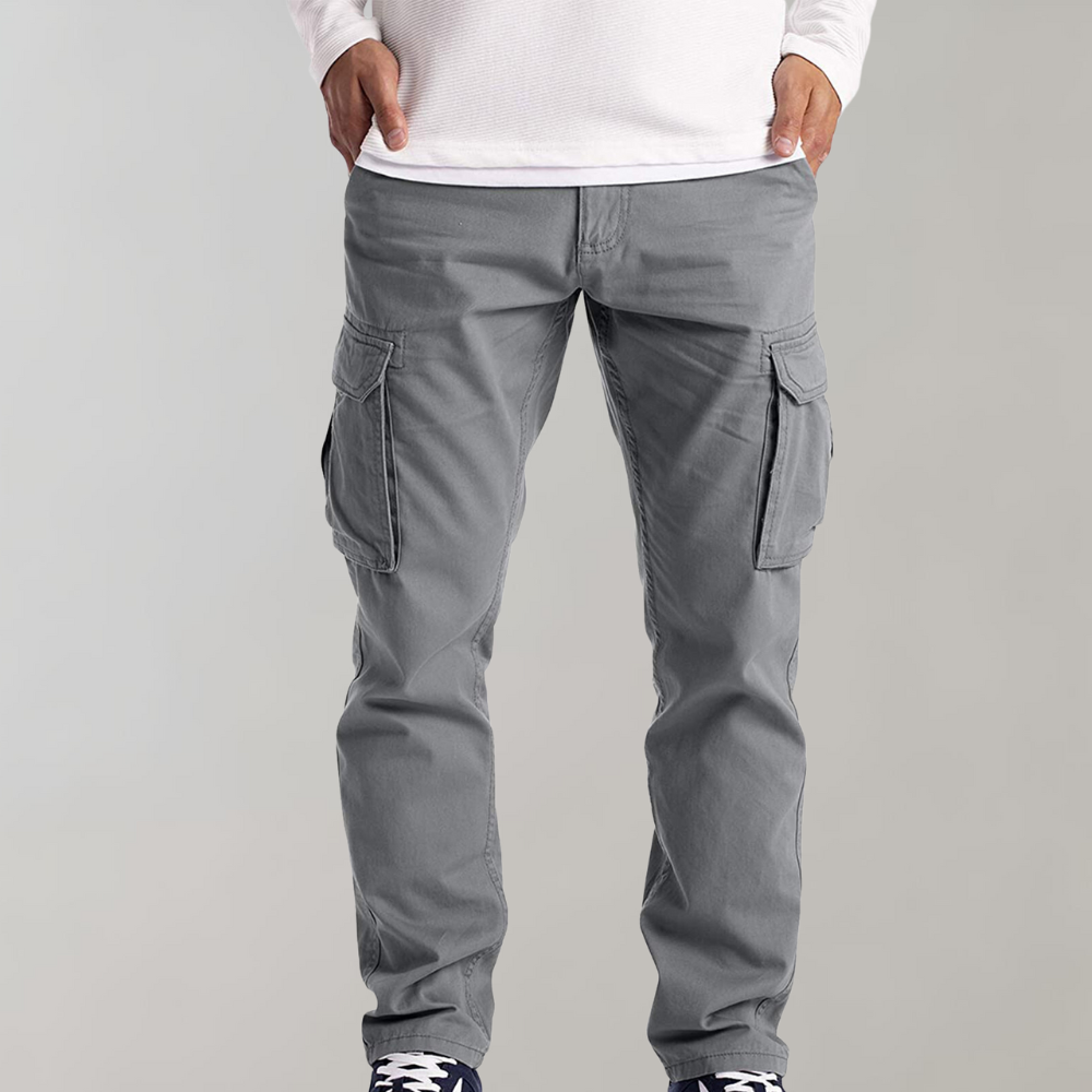 Leon | Bequeme Herren Cargo-Hose mit praktischen Taschen