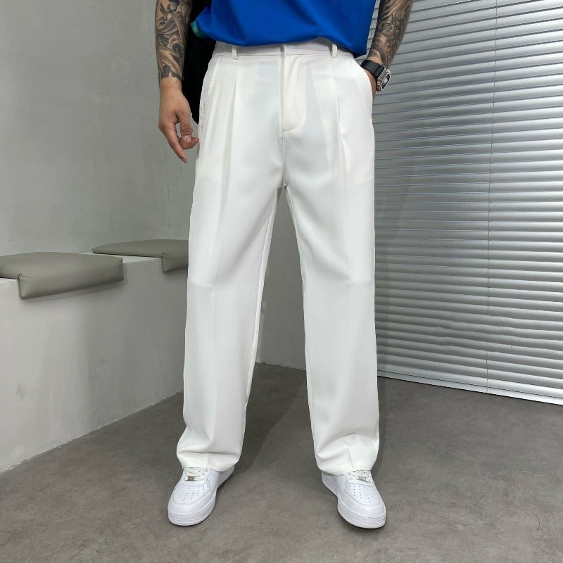 Luigi | Moderne Herren Wide-Leg Hose im Trendy Schnitt