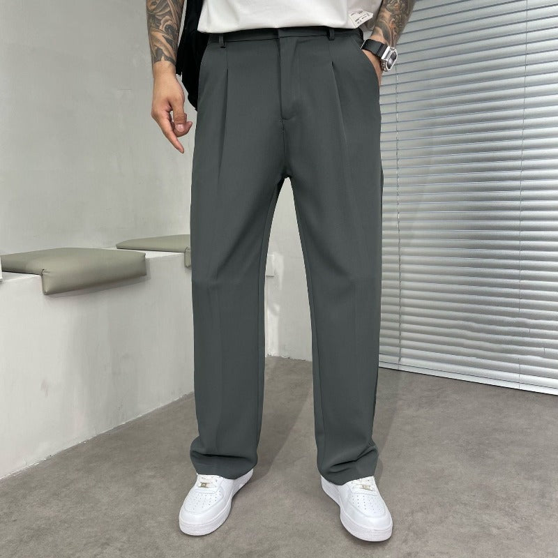 Luigi | Moderne Herren Wide-Leg Hose im Trendy Schnitt