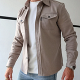 Minimalistische Herren-Hemdjacke