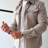 Minimalistische Herren-Hemdjacke