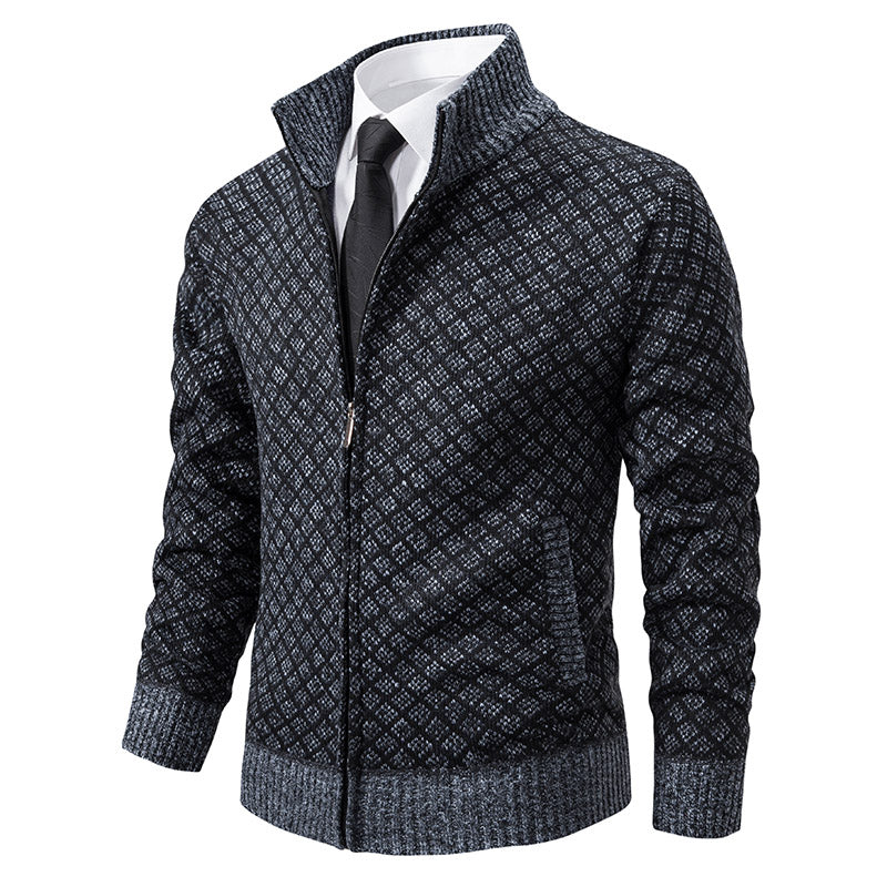 Strick – Herren Strickcardigan mit Muster