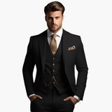 Drei-teiliges Slim Fit Herrenanzug – Stilvoller Business- und Hochzeitsanzug für besondere Anlässe