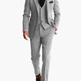 Herren Dreiteiliger Tweed Anzug – Stilvoller Anzug für elegante Anlässe und formelle Events