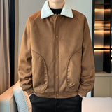 Herrenjacke – Kunstpelzkragen