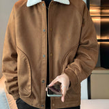 Herrenjacke – Kunstpelzkragen