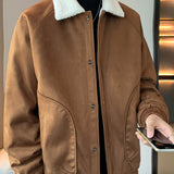Herrenjacke – Kunstpelzkragen