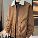 Herrenjacke – Kunstpelzkragen
