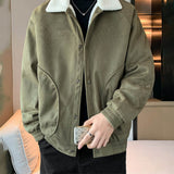 Herrenjacke – Kunstpelzkragen