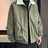 Herrenjacke – Kunstpelzkragen