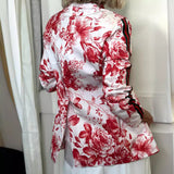 BlazerStyle – Damenblazer mit Blumenmuster