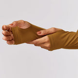 Athlina - Nahtloses Langarm-Crop-Top Damen