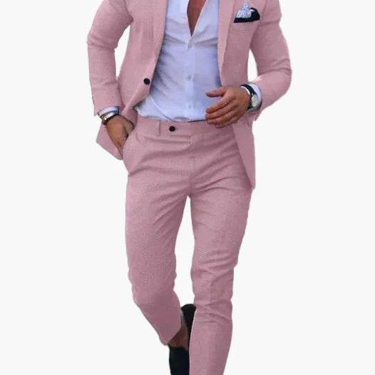 Herren Slim Fit Sommeranzug – Ideal für Hochzeiten, Feiern und besondere Anlässe