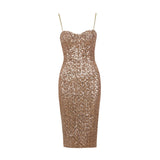 Adele - Glitzerndes Midikleid