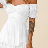 Filomena - Sommerkleid mit Carmenausschnitt