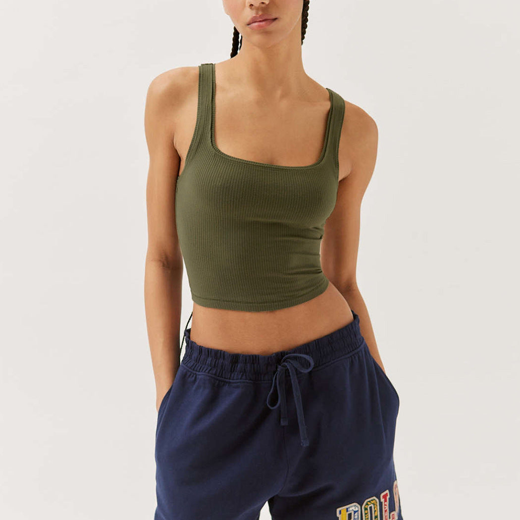 Ines - Geripptes Damen-Tanktop