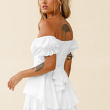 Filomena - Sommerkleid mit Carmenausschnitt