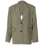 BlazerLook – Damenblazer mit Rückenausschnitt