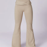 Elvira - High-Waist Leggings mit Raffung