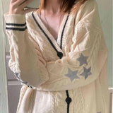 Strick – Gestickter Damen-Cardigan aus Strick