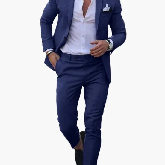 Herren Slim Fit Sommeranzug – Ideal für Hochzeiten, Feiern und besondere Anlässe