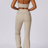 Elvira - High-Waist Leggings mit Raffung