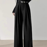 Weite - Damenhose mit hohem Bund