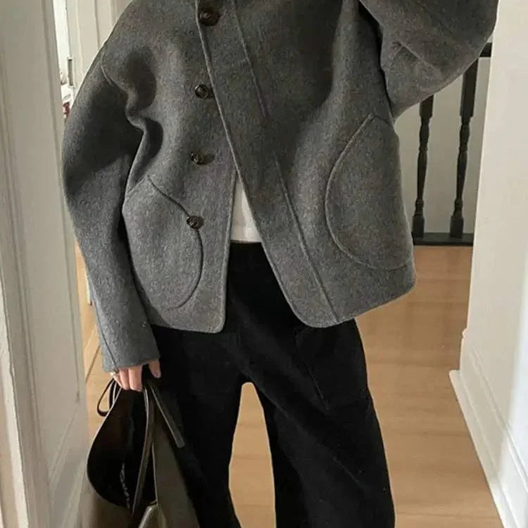 Courtney – Oversize-Wolljacke Damen