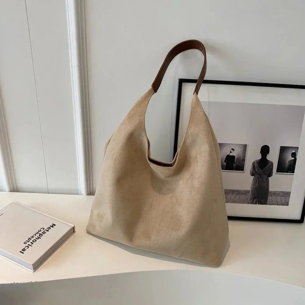 Elisa - Wildleder Tote Tasche