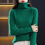 MERINA | Strickpullover mit Woll-Rollkragen
