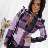Modecouture – Damenblazer mit Karomuster