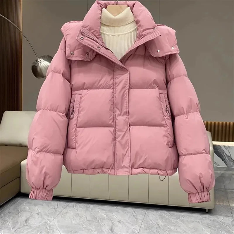 Kurze - Damen Winterjacke Stepp