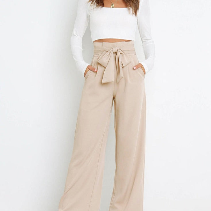 Gudrun – Elegante Damenhose mit Schleife