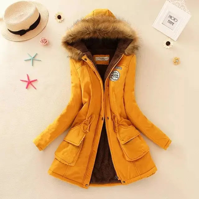 HILDE | Damen Winterjacke mit Kapuze – Warm und Gefüttert