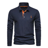 JARREN | Herren Langarm-Polo-Shirt