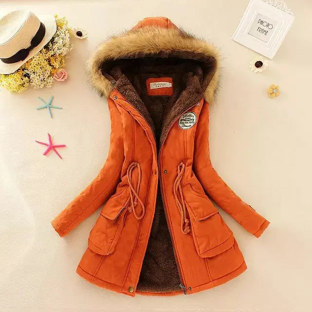 HILDE | Damen Winterjacke mit Kapuze – Warm und Gefüttert