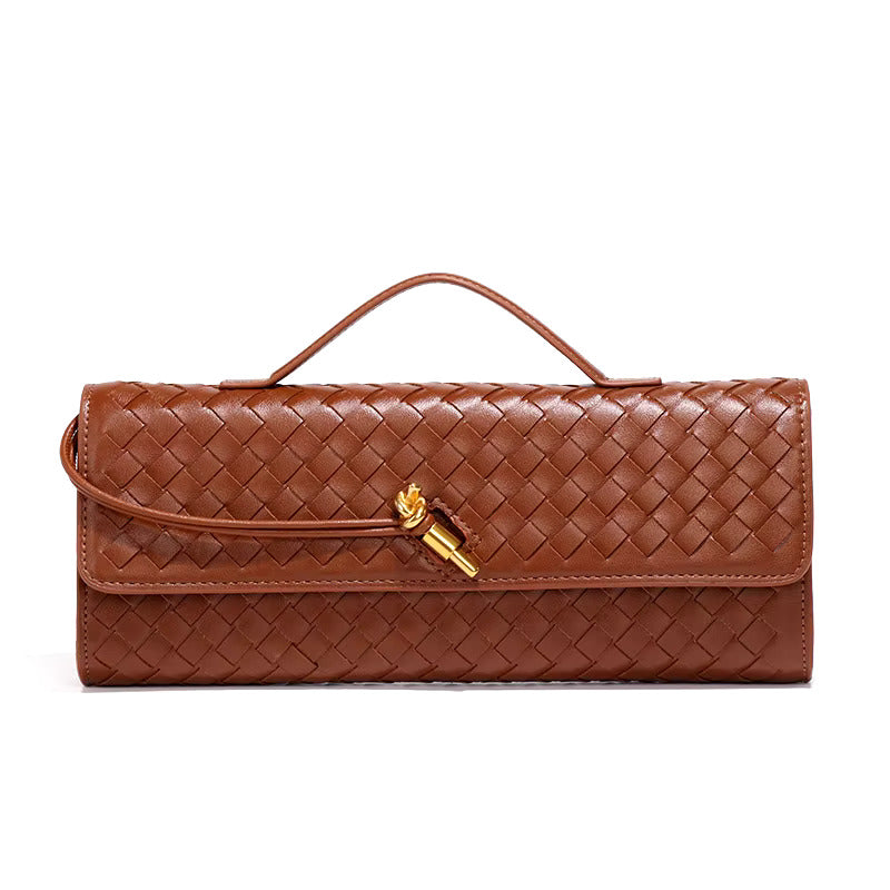 Gewebte Clutch-Tasche für Damen | Strukturiert