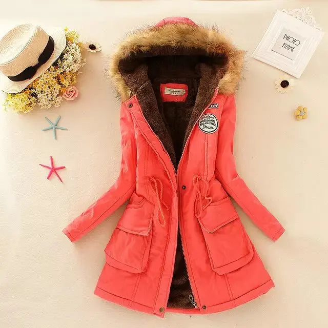 HILDE | Damen Winterjacke mit Kapuze – Warm und Gefüttert