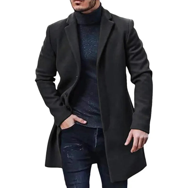Classic - Herren Mantel Lang