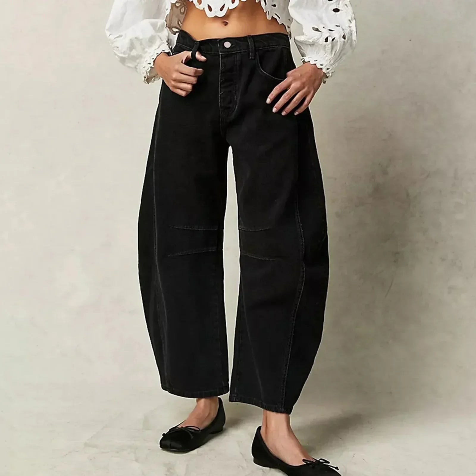 Britt - Weitbein-Jeans