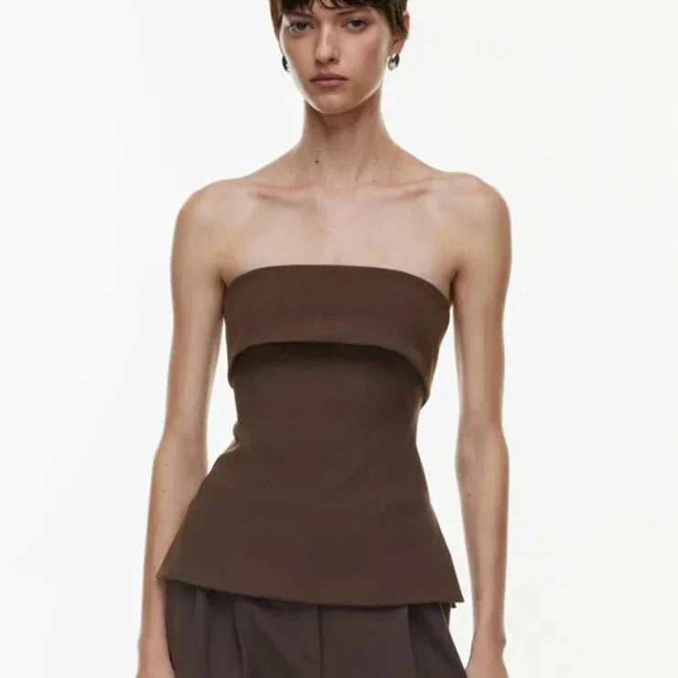Sophie - Trägerloses Bandeau-Top