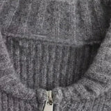 Mia | Strickjacke mit Langarm und Reißverschluss