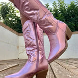 Geneva | Elegante Cowboy-Stiefel aus Metall