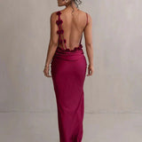 Xenia - Satin Abendkleid