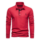 JARREN | Herren Langarm-Polo-Shirt